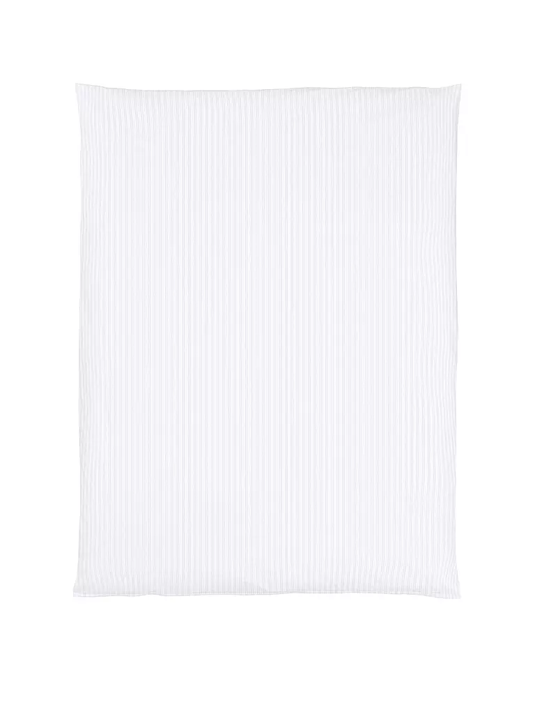 CHRISTIAN FISCHBACHER | Housse de couette en satin MANHATTAN 140x200cm Blanc | Blanc