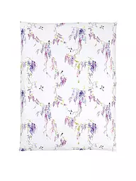 CHRISTIAN FISCHBACHER | Housse de couette en satin PURPLE RAIN 140x200cm Blanc/Lilas | Blanc