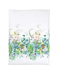 CHRISTIAN FISCHBACHER | Housse de couette en satin SPRING BREEZE 140x200cm Blanc/Fleurs | Blanc