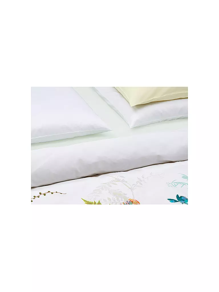 CHRISTIAN FISCHBACHER | Housse de couette en satin SPRING BREEZE 140x200cm Blanc/Fleurs | 