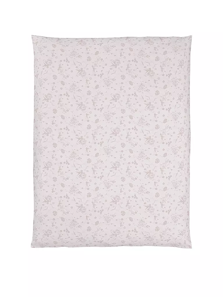 CHRISTIAN FISCHBACHER | Housse de couette Jacquard FIORI PASTELLO 140x200cm Ivoire | rosa