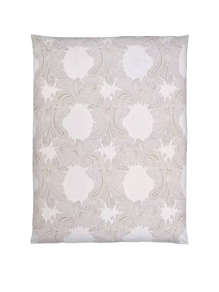 CHRISTIAN FISCHBACHER | Housse de couette Jacquard GRACE 140x200cm Gris argent | hellgrau