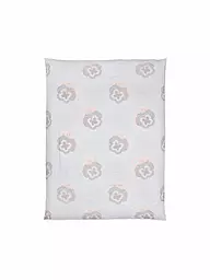 CHRISTIAN FISCHBACHER | Housse de couette jacquard Pansy 140x200cm Argent/Rose | Argent