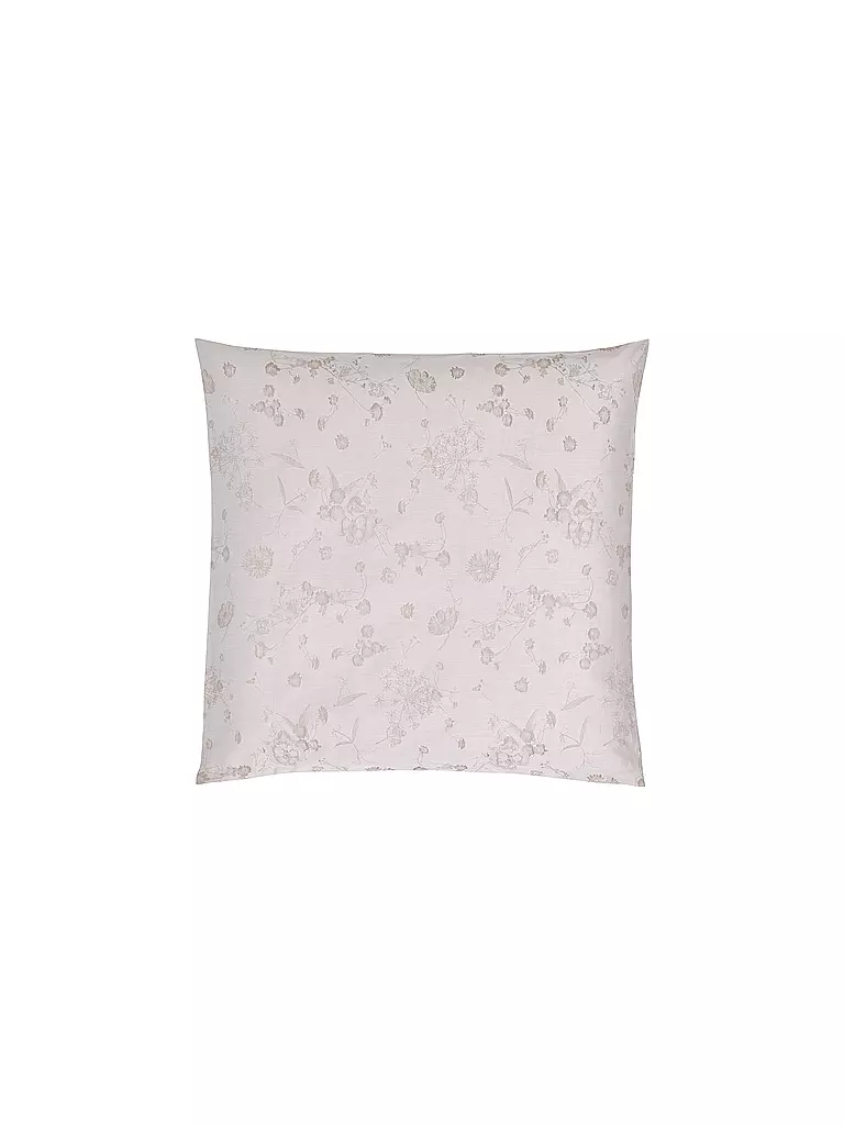 CHRISTIAN FISCHBACHER | Housse de coussin jacquard FIORI PASTELLO 70x90cm Rose coquillage | 