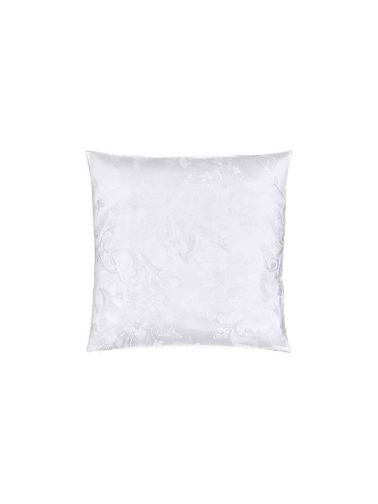 CHRISTIAN FISCHBACHER | Housse de coussin jacquard MINERVA 70x90cm Blanc | weiss