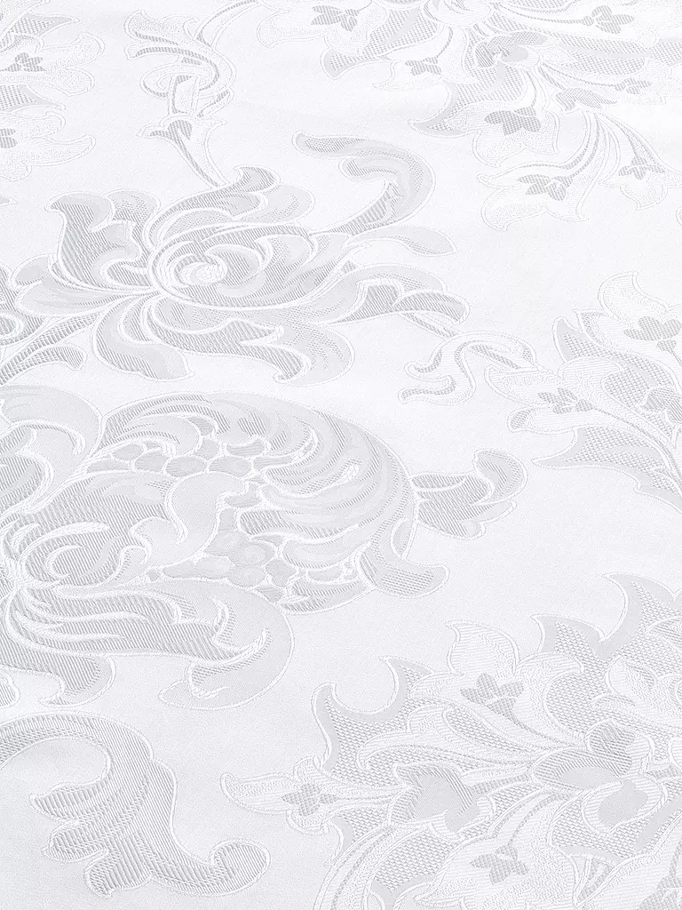 CHRISTIAN FISCHBACHER | Housse de coussin jacquard MINERVA 70x90cm Blanc | weiss