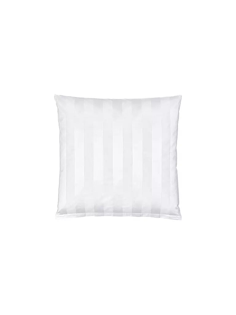 CHRISTIAN FISCHBACHER | Taie d'oreiller en satin 70x90cm Broadway Blanc | weiss