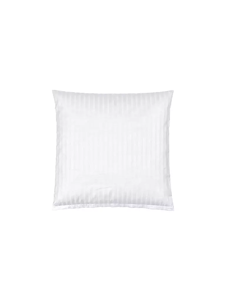 CHRISTIAN FISCHBACHER | Taie d'oreiller en satin 70x90cm MANHATTAN Blanc | weiss