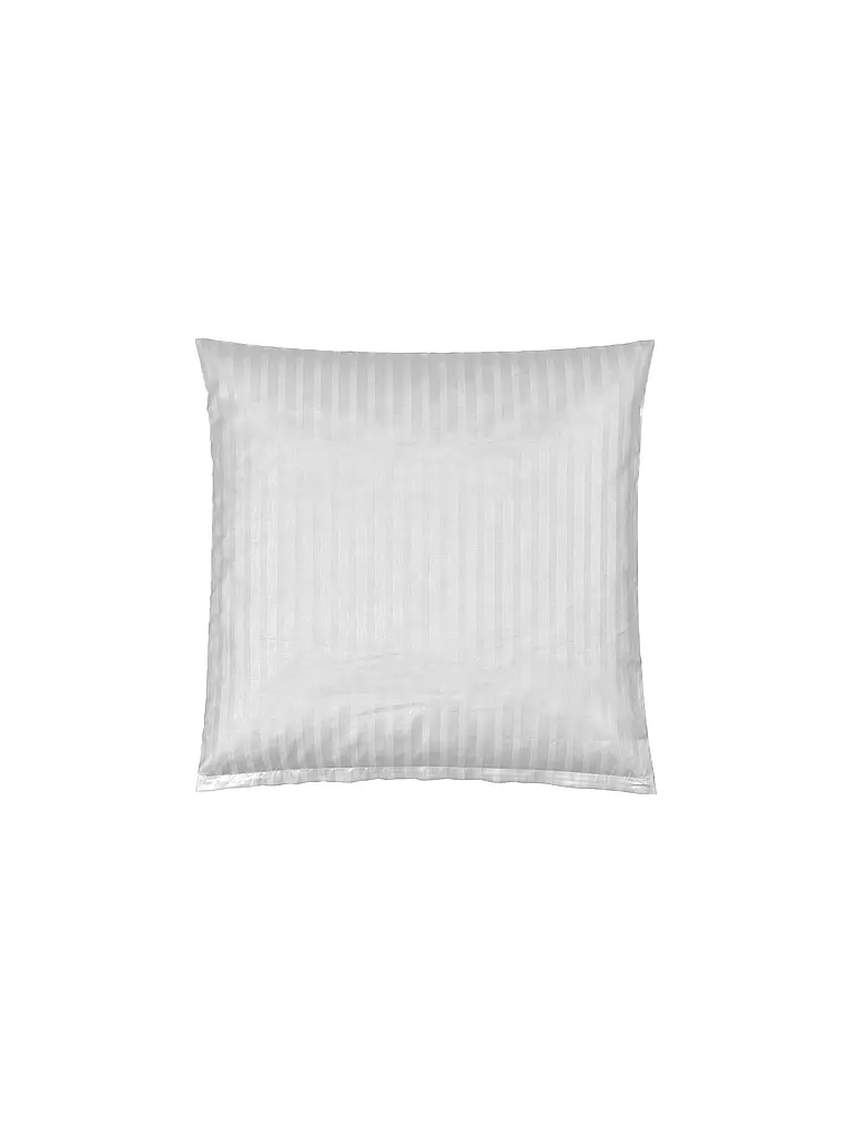 CHRISTIAN FISCHBACHER | Taie d'oreiller en satin 70x90cm MANHATTAN Gris argenté | silber