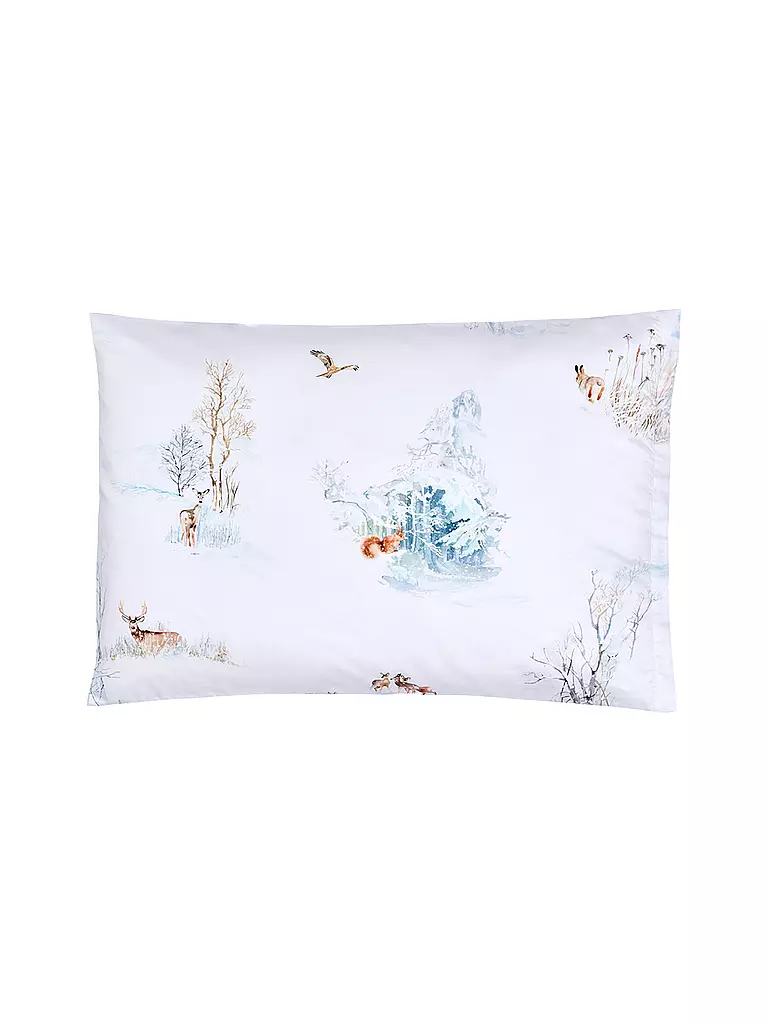 CHRISTIAN FISCHBACHER | Taie d'oreiller en satin FINJA 70x90cm Blanc | weiss