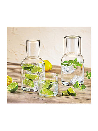 CILIO | Carafe à eau avec verre LORENZO 750/200ml Borosilicate Transparent