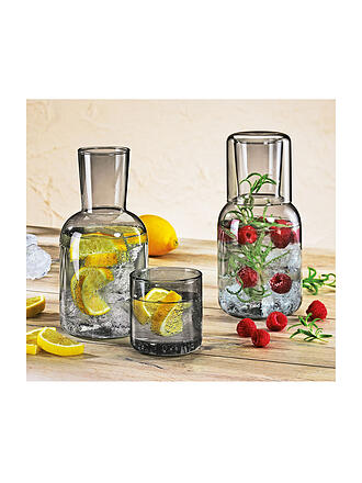 CILIO | Carafe à eau avec verre LORENZO 750/200ml Borosilicate Gris