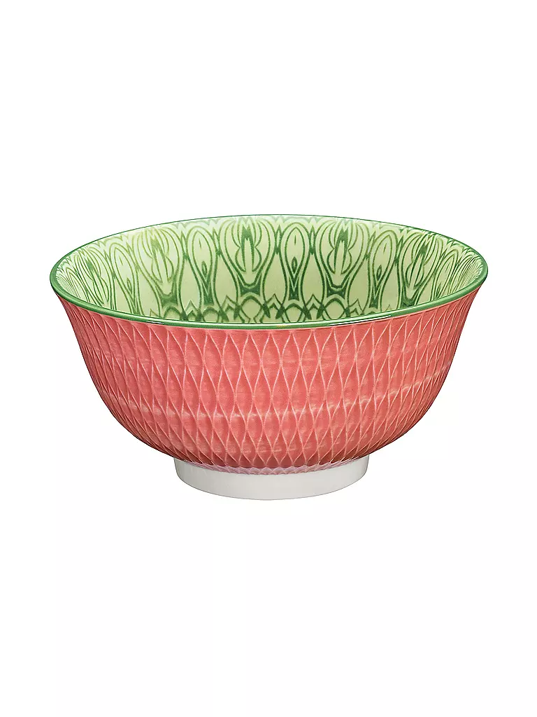 CILIO | Dessertschale - Bol 15,5cm Rauten/Rosa | bunt