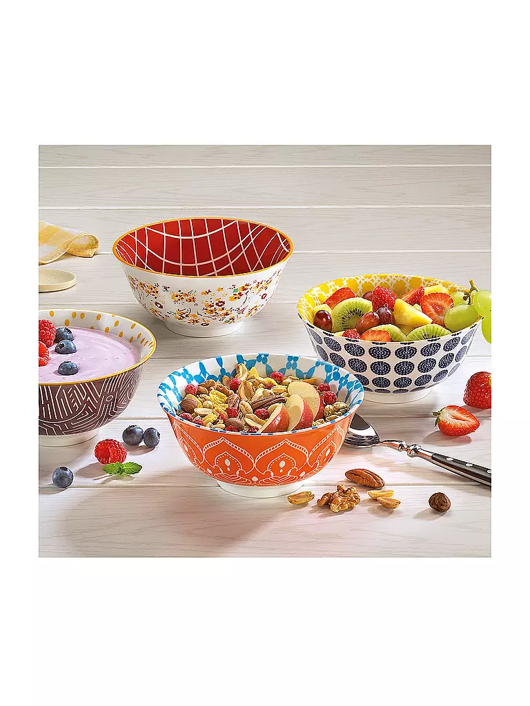 CILIO | Dessertschale - Bowl AMICI 15,5cm Punkte | bunt