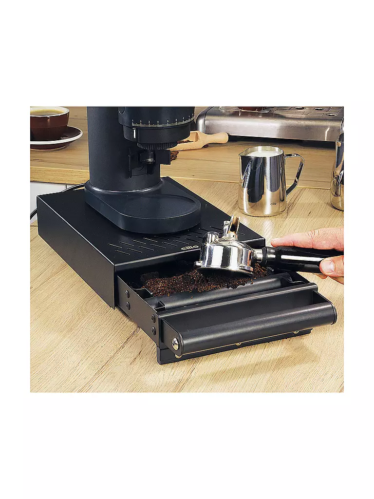 CILIO | Tiroir à marc BARISTA Inox Noir | 