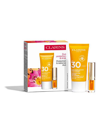 CLARINS | Coffret cadeau - Clarins Soin solaire et soin des lèvres SPF 30+ Set 30 ml / 3 ml