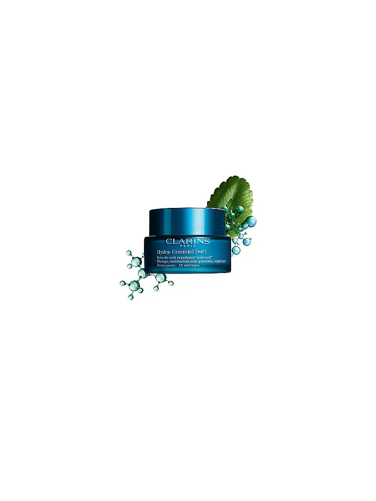 CLARINS Hydra-Essentiel Soin de nuit repulpant anti-soif - Toutes peaux 50ml