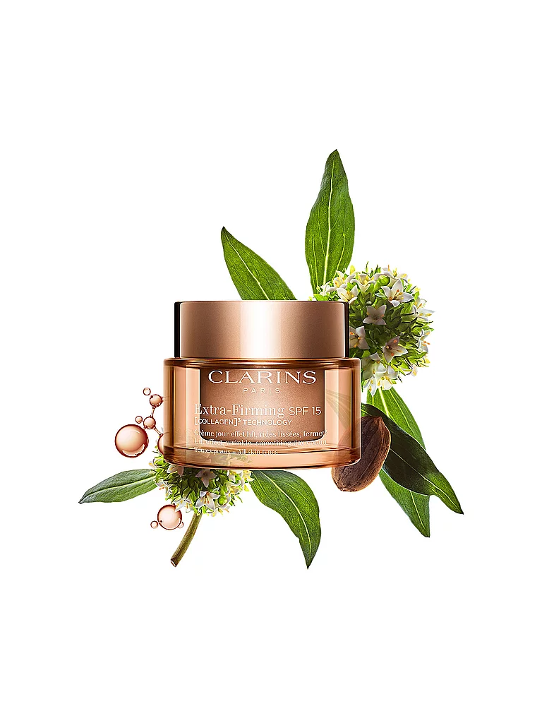 CLARINS Crème Visage - Extra-Firming Jour SPF 15 [COLLAGEN]³ TECHNOLOGY Toutes Peaux rechargeable 50ml