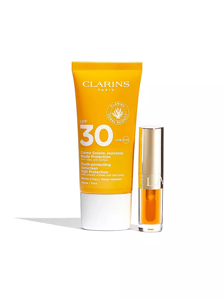 CLARINS | Coffret cadeau - Clarins Soin solaire et soin des lèvres SPF 30+ Set 30 ml / 3 ml | Aucune couleur