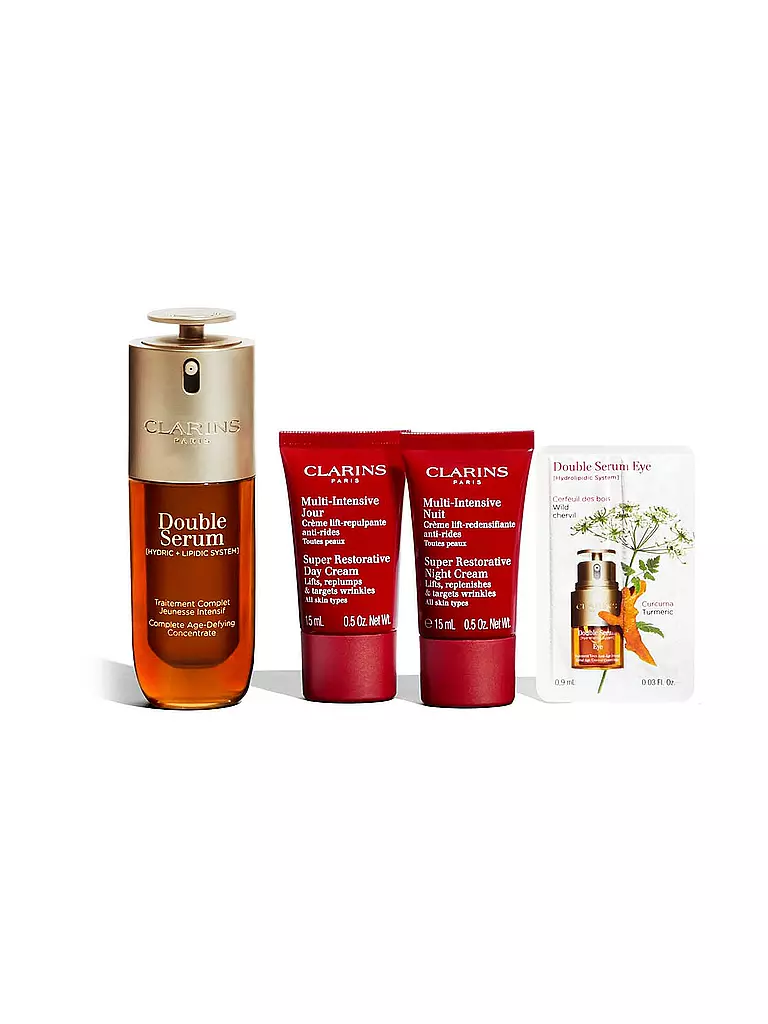 CLARINS | Coffret cadeau - Double Serum & Multi-Intensive Set 2x15ml / 50ml / 0,9 ml | keine Farbe