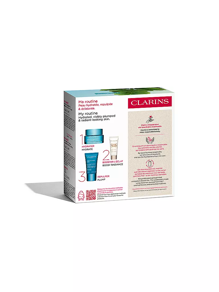 CLARINS | Coffret cadeau - Set Hydra-Essentiel 50ml / 15ml / 10ml | 