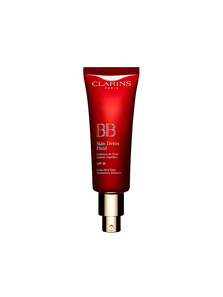 CLARINS | Crème pour le visage - BB Skin Detox Fluid SPF25 (02 Medium) | camel