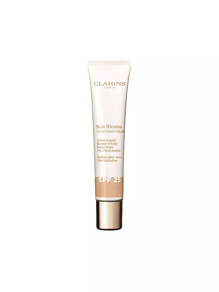 CLARINS | Crème pour le visage - Skin Illusion Tinted Moisturizer SPF 25 02 40ml | Camel