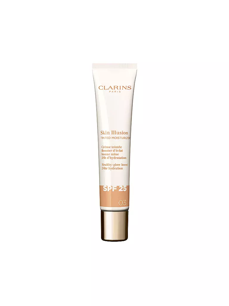 CLARINS | Crème pour le visage - Skin Illusion Tinted Moisturizer SPF 25 03 40ml | Camel