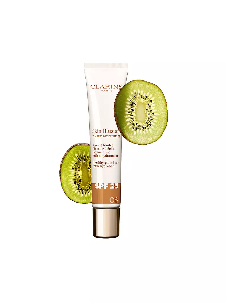 CLARINS | Crème pour le visage - Skin Illusion Tinted Moisturizer SPF 25 06 40ml | Marron clair