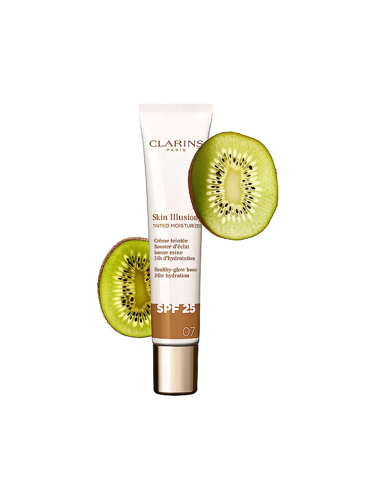CLARINS | Crème pour le visage - Skin Illusion Tinted Moisturizer SPF 25 07 40ml | Marron clair