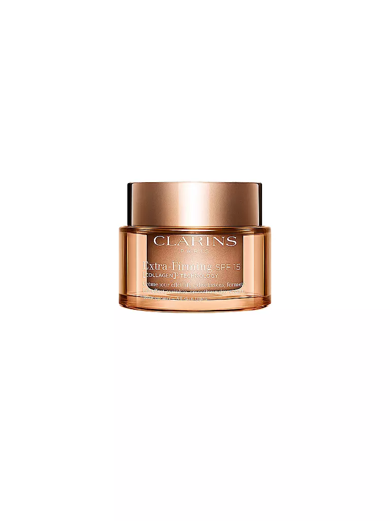 CLARINS | Crème Visage - Extra-Firming Jour SPF 15 [COLLAGEN]³ TECHNOLOGY Toutes Peaux rechargeable 50ml | Aucune couleur