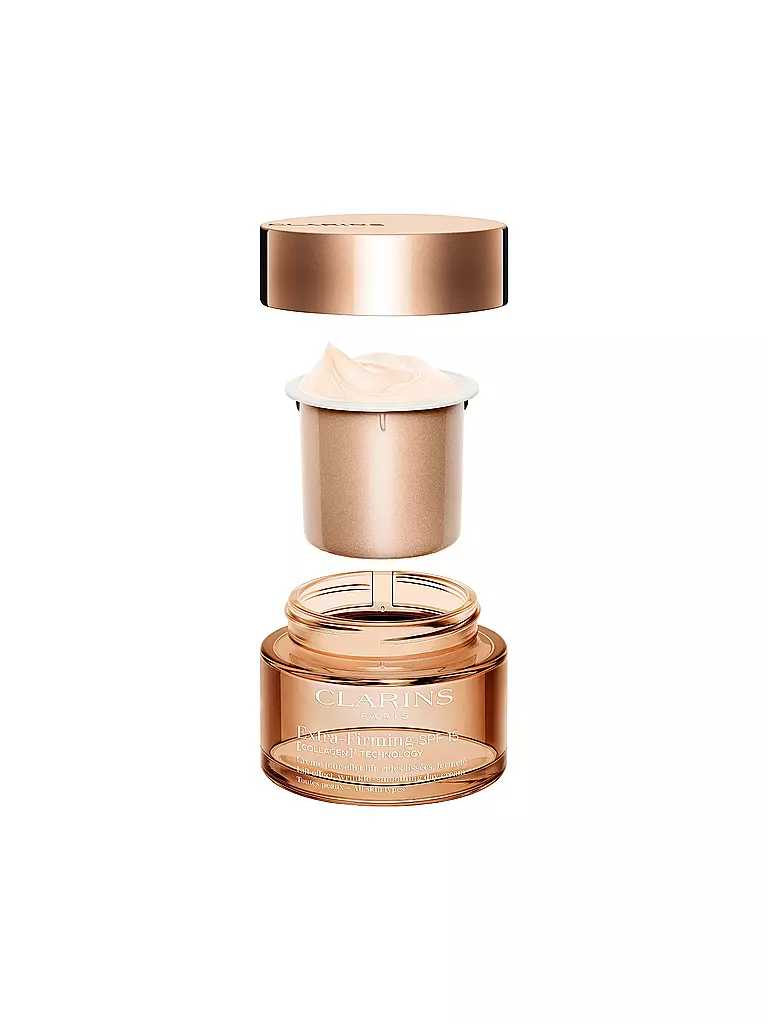 CLARINS | Crème Visage - Extra-Firming Jour SPF 15 [COLLAGEN]³ TECHNOLOGY Toutes Peaux rechargeable 50ml | 