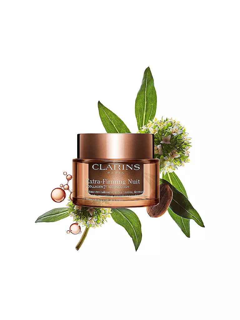 CLARINS | Crème visage - Extra-Firming Nuit [COLLAGEN]³ TECHNOLOGY Crème Toutes Peaux rechargeable 50ml | Aucune couleur
