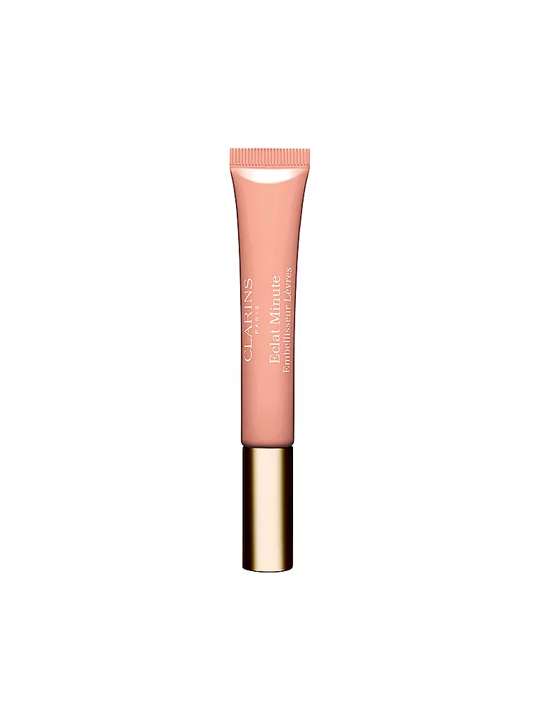CLARINS | Eclat Minute Embellisseur Lèvres - Enlumineur pour le maquillage des lèvres (02 Abricot Scintillant) 12 ml | koralle