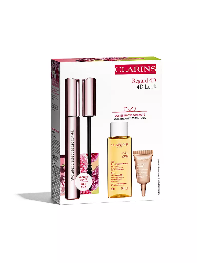 CLARINS | Geschenkset - Wonder Perfect 4D Mascara Set 50ml / 8ml / 3ml / 0,9ml | Aucune couleur