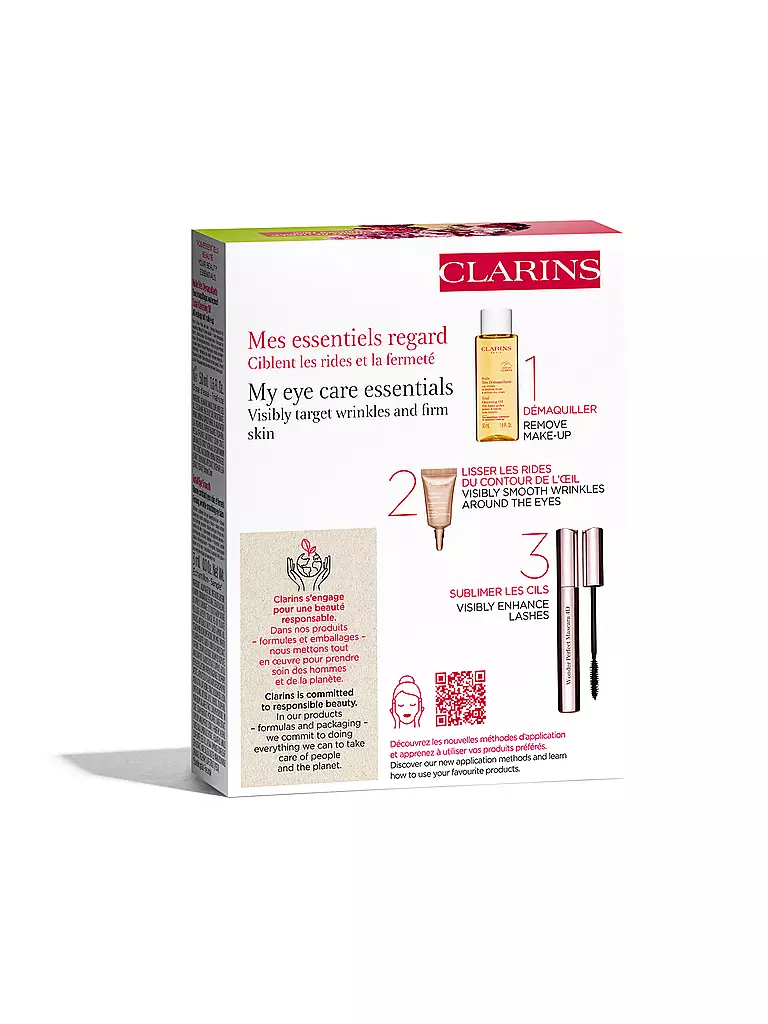 CLARINS | Geschenkset - Wonder Perfect 4D Mascara Set 50ml / 8ml / 3ml / 0,9ml | Aucune couleur
