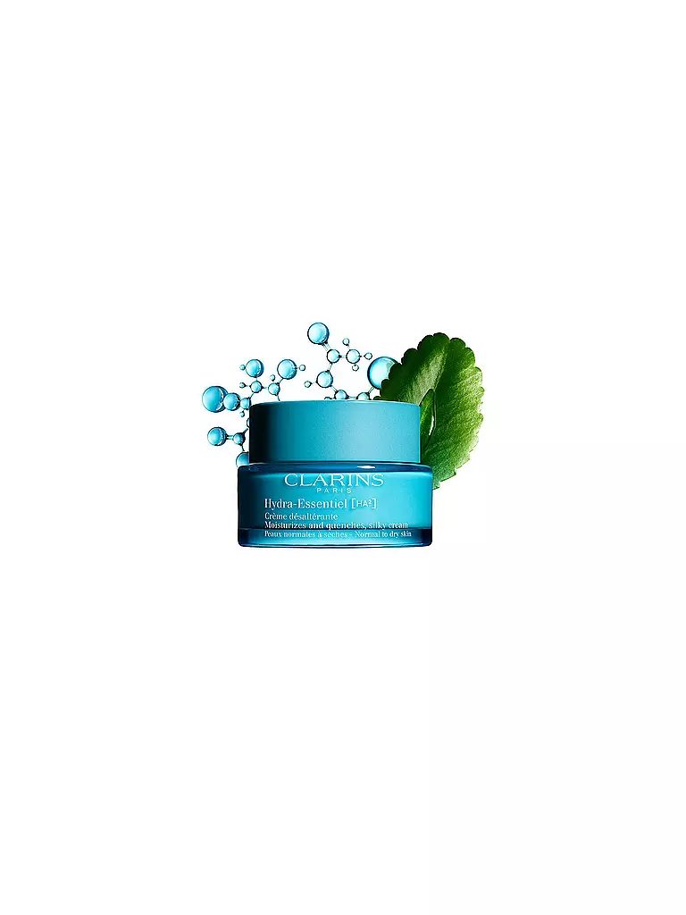 CLARINS | Hydra-Essentiel Crème désaltérante - Peaux normales à sèches 50ml | Aucune couleur
