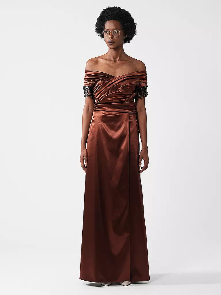 CLAUS TYLER | Robe de soirée | hellbraun