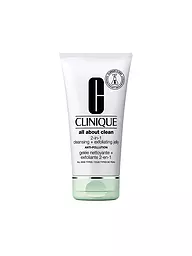 CLINIQUE | All About Clean Gelée Nettoyante + Exfoliante 2-en-1 Anti-Pollution 150ml | Aucune couleur