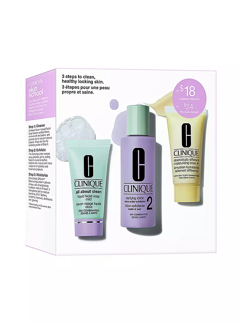 CLINIQUE | Coffret cadeau - Kit de découverte Type de peau 2 Set 2x30ml / 60 ml | keine Farbe