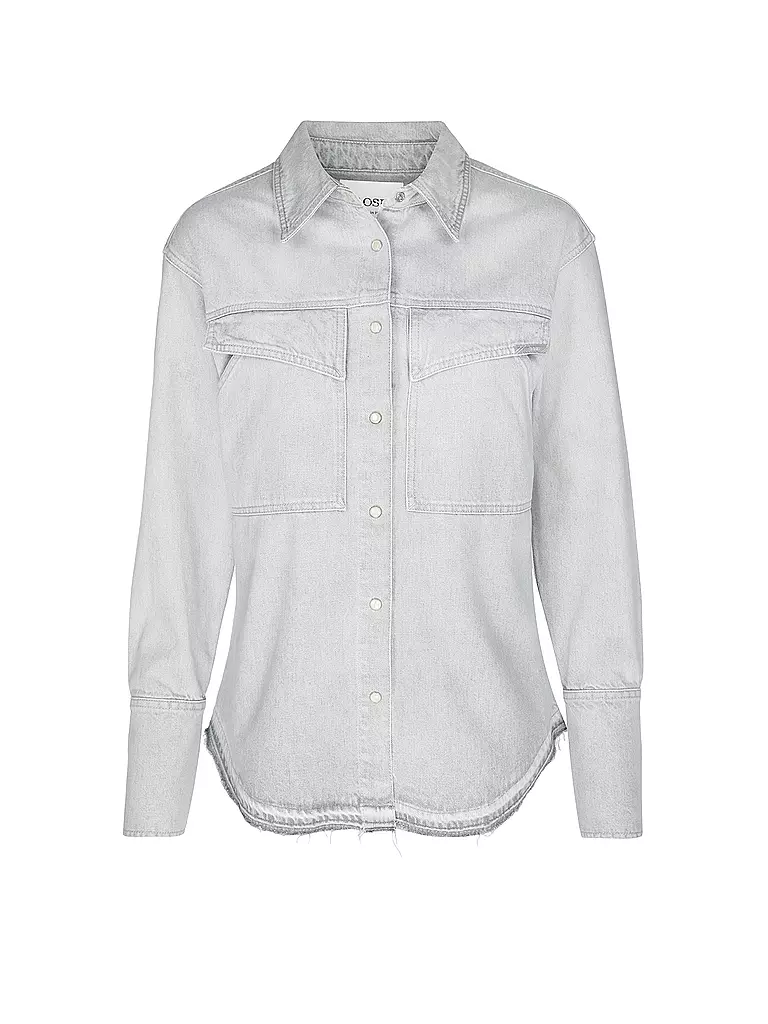 CLOSED | Blouse en jean | hellgrau