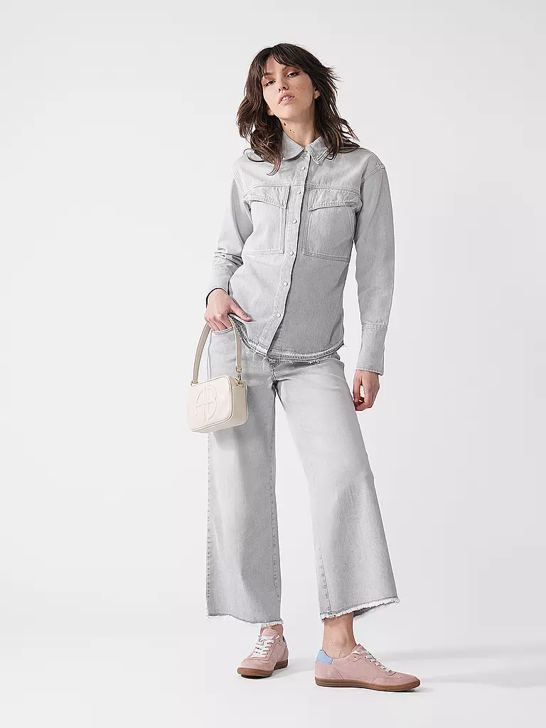 CLOSED | Blouse en jean | hellgrau