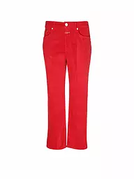 CLOSED | Cordhose Straight Fit 7/8 MILO | Rouge