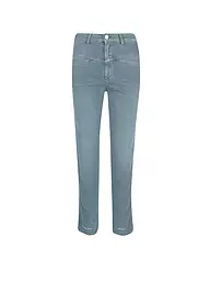 CLOSED | Jeans Mom Fit Pedal Pusher | Bleu