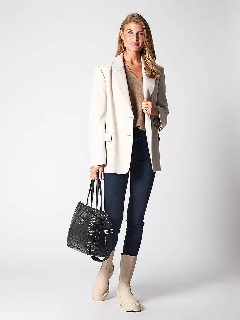 CLOSED | Jeans taille haute coupe skinny 7/8 Pusher | dunkelblau