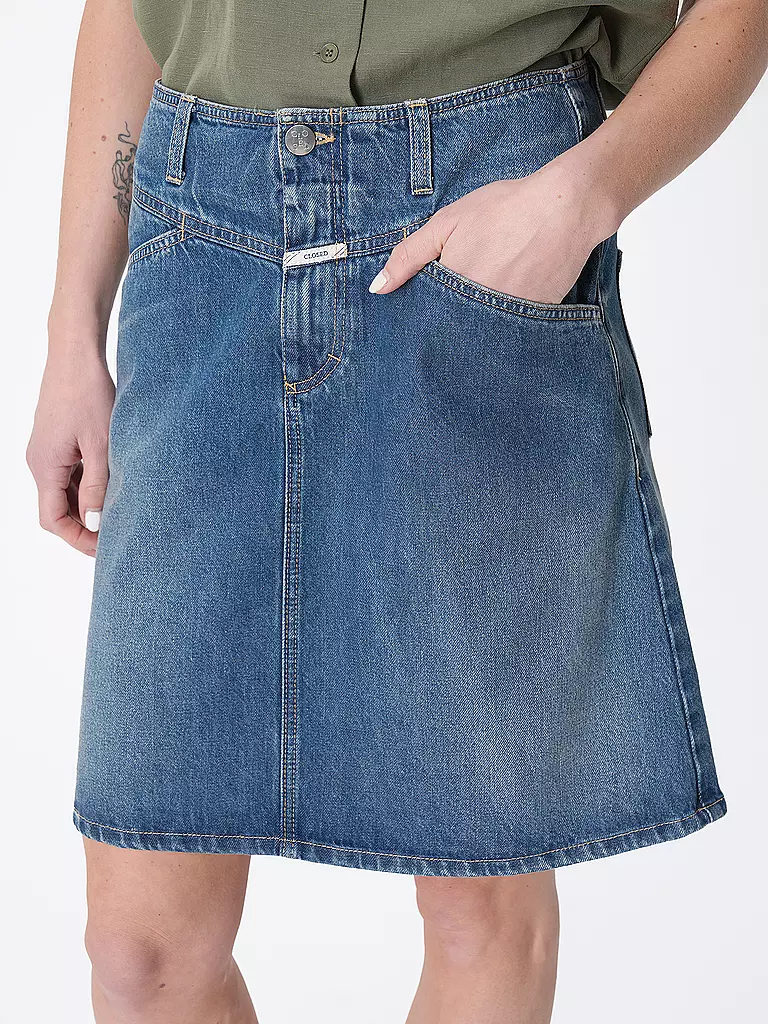 CLOSED | Jeansrock IBBIE | Bleu