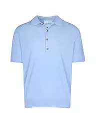 CLOSED | Strickpoloshirt  | Bleu