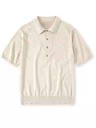 CLOSED | Strickpoloshirt  | Beige