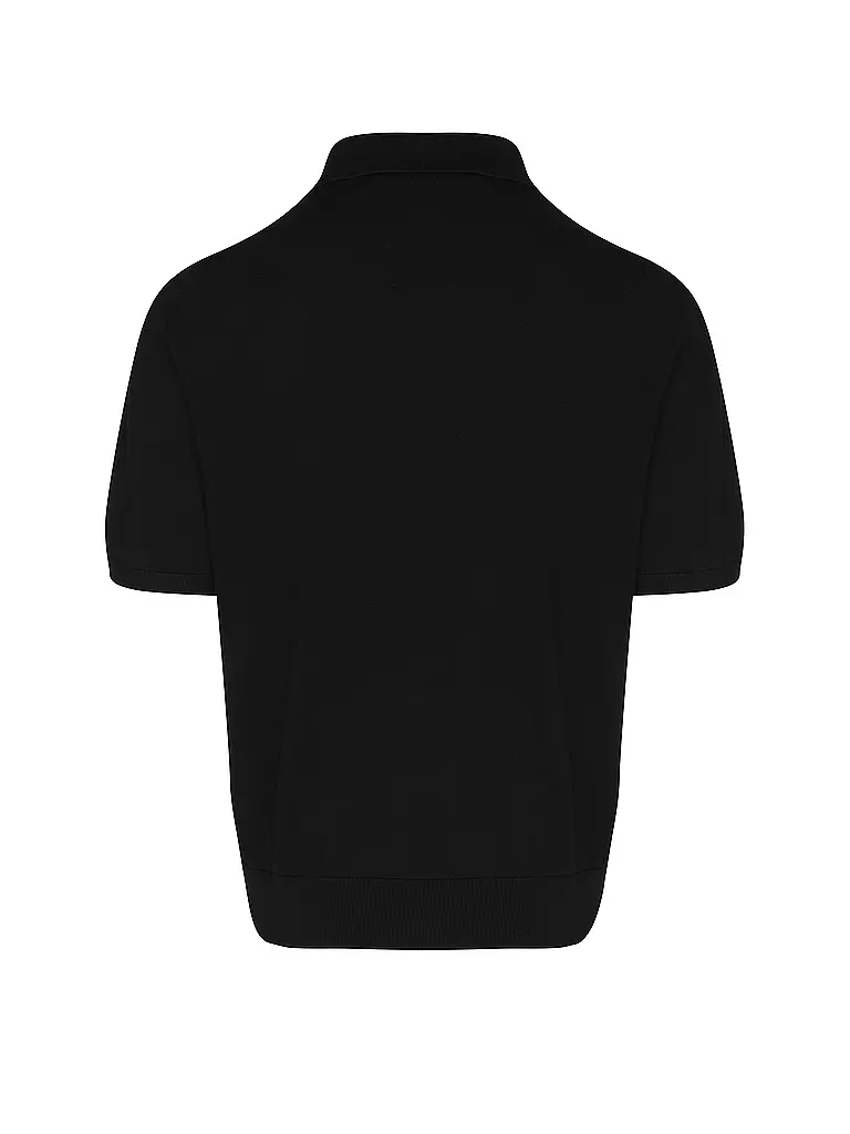 CLOSED | Strickpoloshirt  | Noir