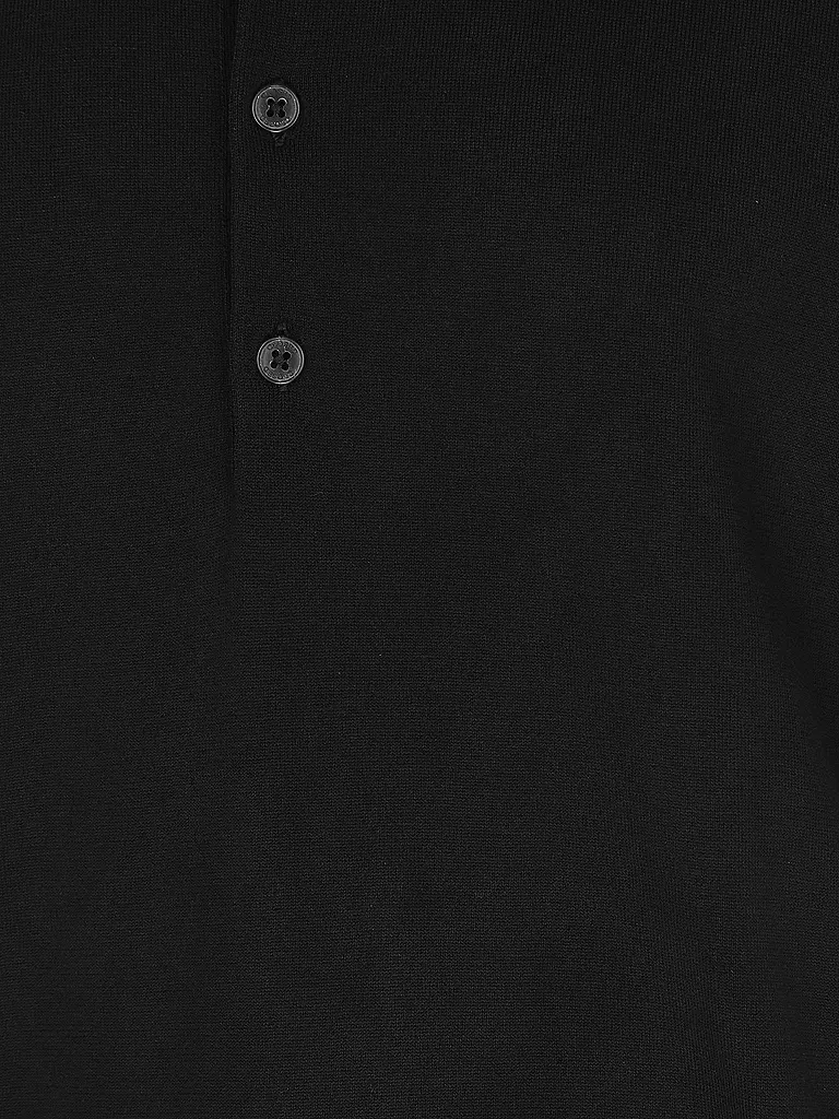 CLOSED | Strickpoloshirt  | Noir